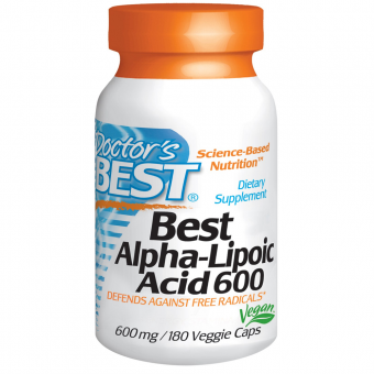 Best Alpha Liponsäure, 600 mg, 180 Kapseln 
