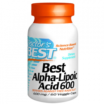 Alpha Liponsäure, Dr.Best, 600 mg, 60 Kapseln, 
