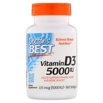 Vitamin D-3 5.000 IE 360 Softgels 