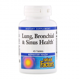 Atemwegs-Formel, Lung, 45 Tabl., Natural Factors 