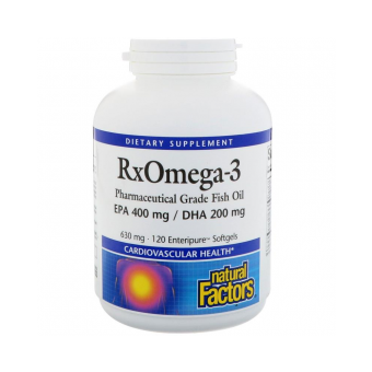 RX Omega-3 Factors Fischöl 120 Softgels 