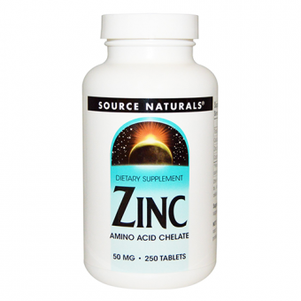 Zink 50mg - 250 Tabletten - Source Naturals 